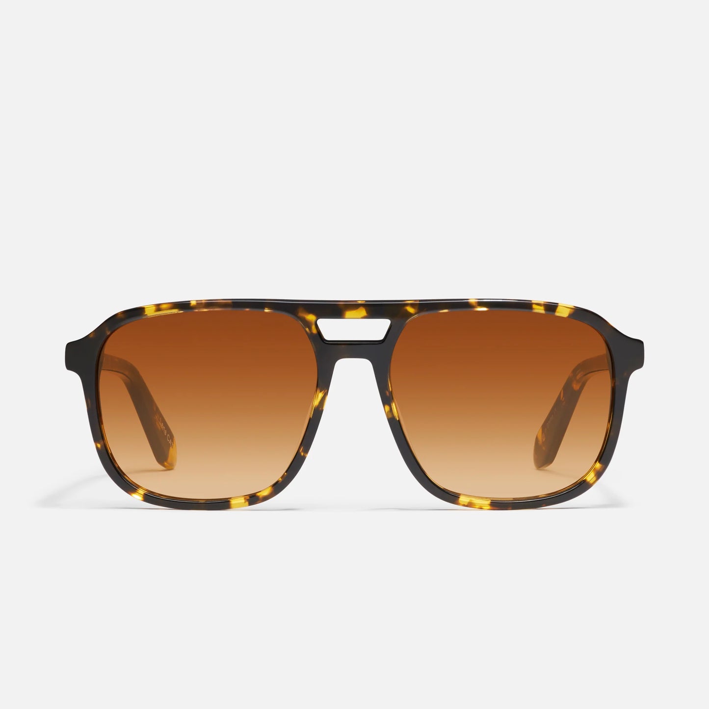 On The Fly Quay Sunglasses - Shiny Yellow Tort/Orange