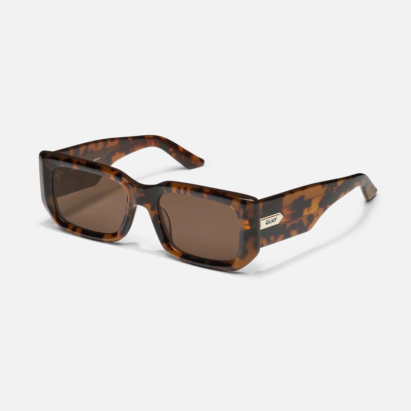 Tell Me More Quay Sunglasses - Coffee Tort/Brown