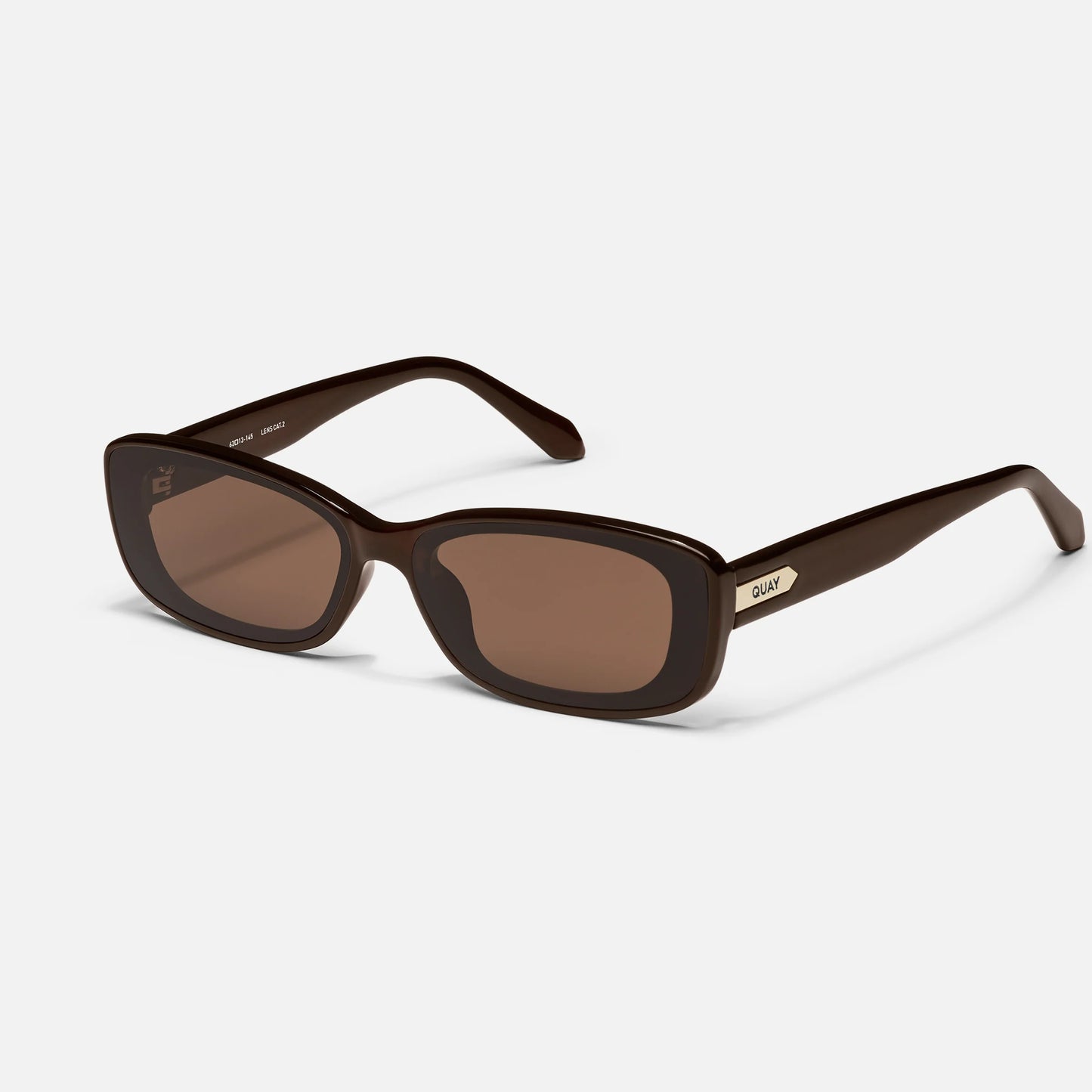 Vibe Check Quay Sunglasses - Chocolate/Brown