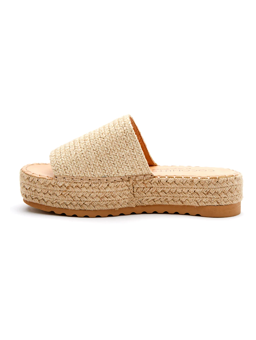 Matisse Del Mar Platform Sandals Natural - Clothe Boutique