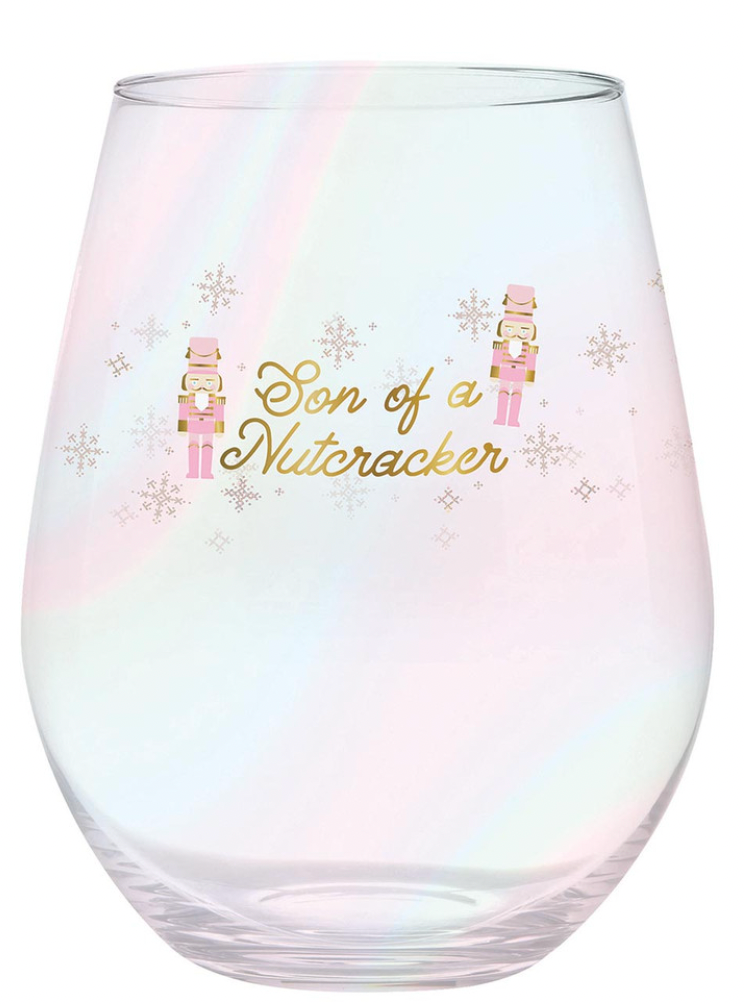 Son of a Nutcracker Glass