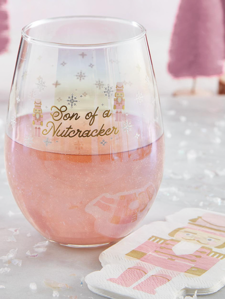Son of a Nutcracker Glass