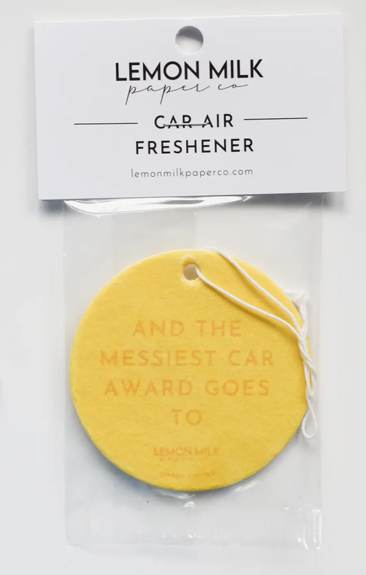Messiest Car Award Air Freshener