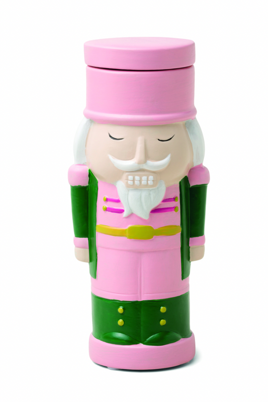 Hand Painted Nutcracker Candle Holder
