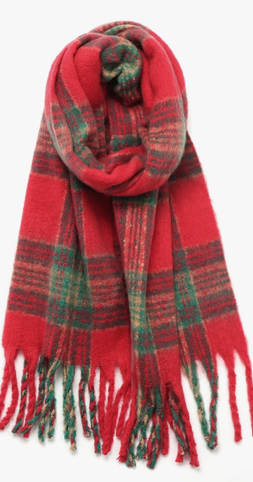 Christmas Plaid Scarf