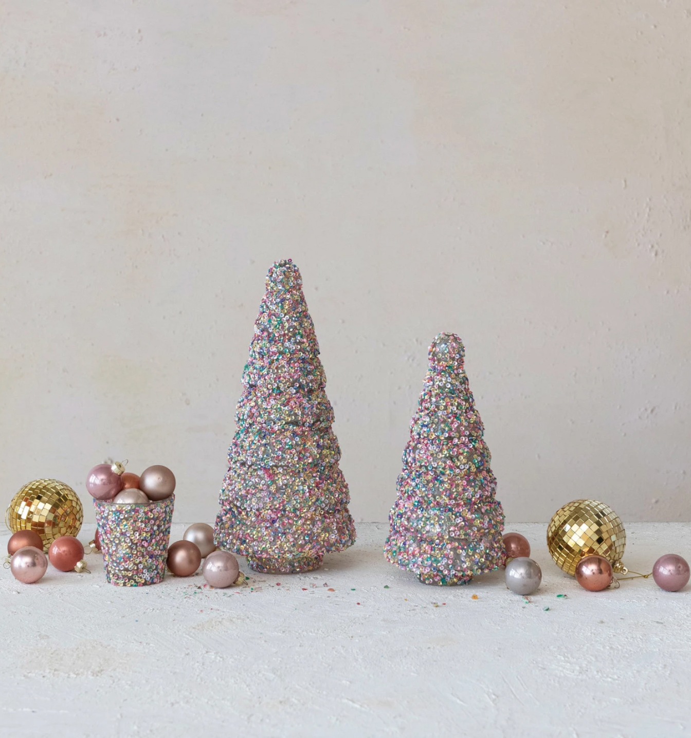Sequin Glass Tree L