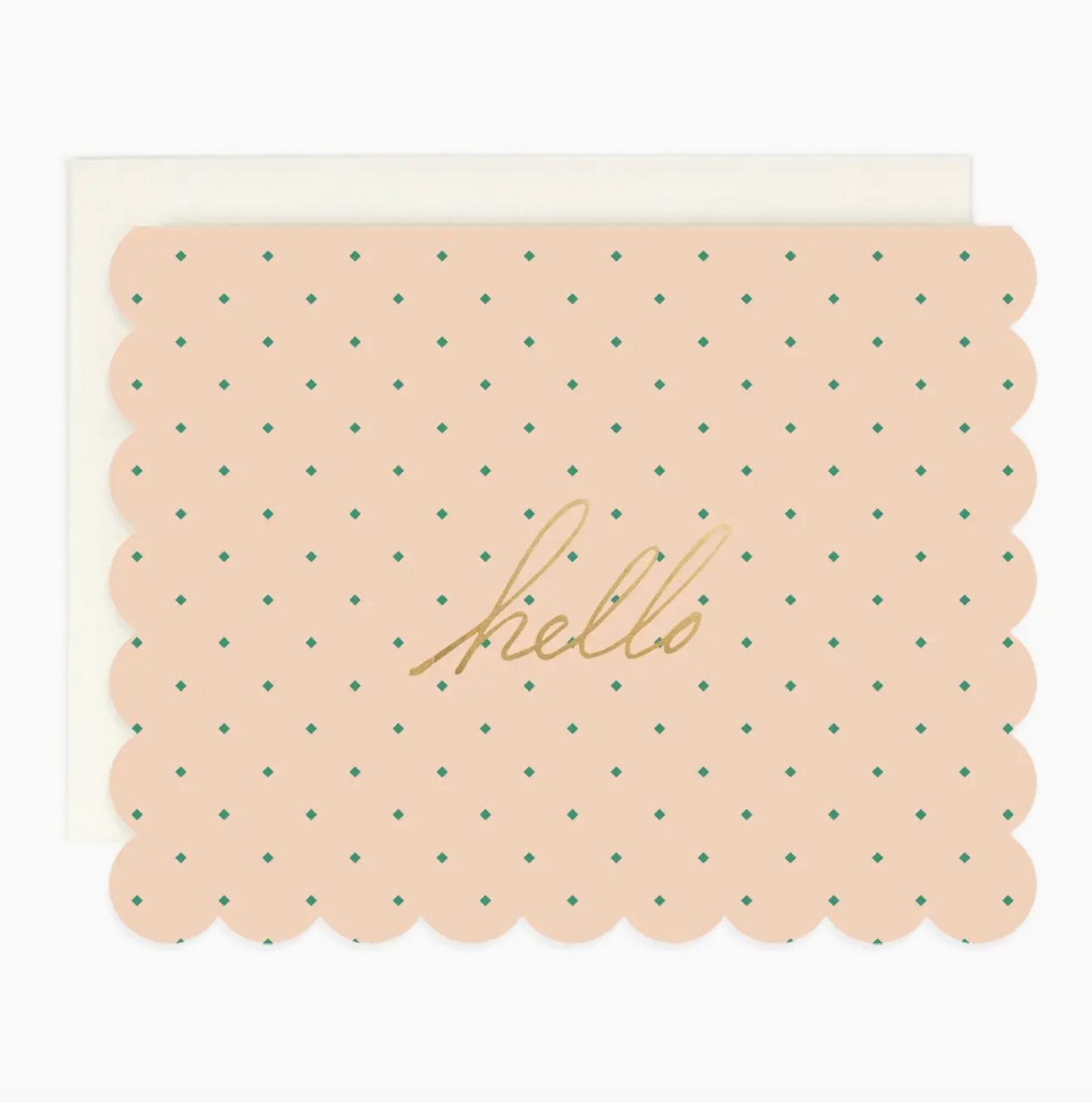 Hello Diamond Dot Card