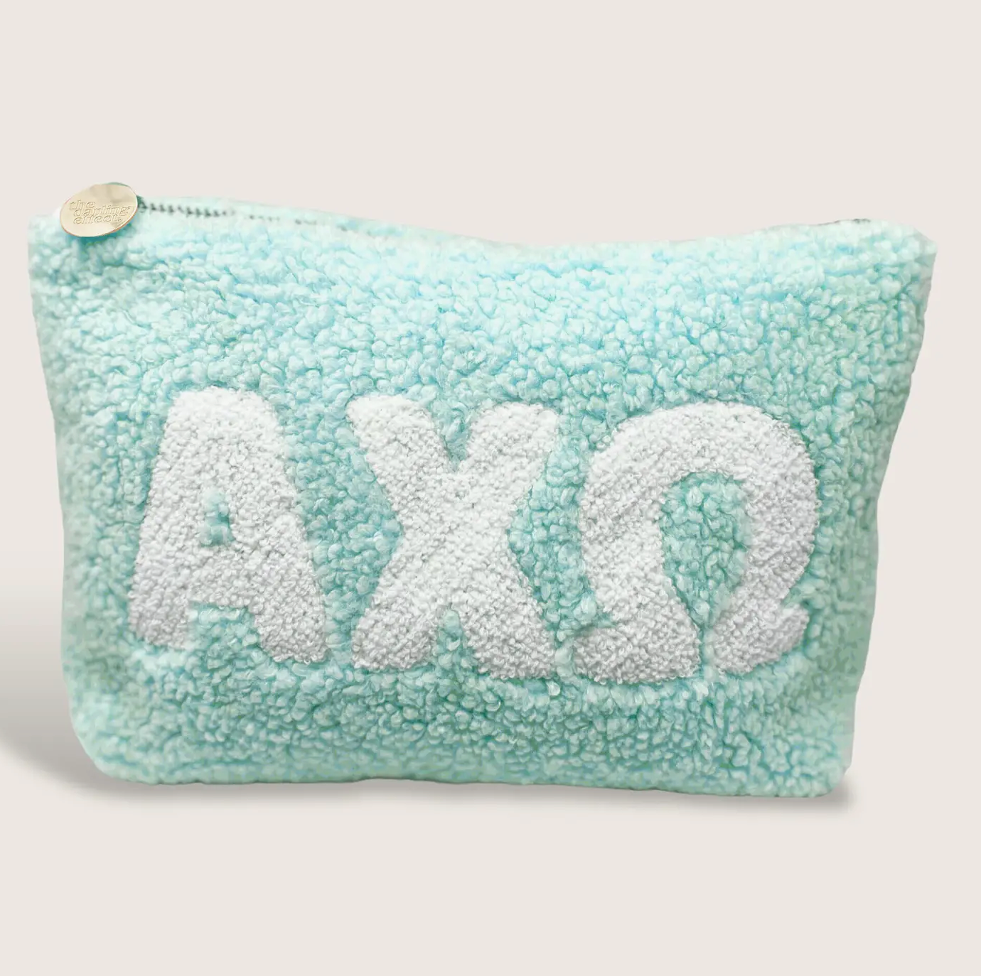 Greek Teddy Pouch Aqua