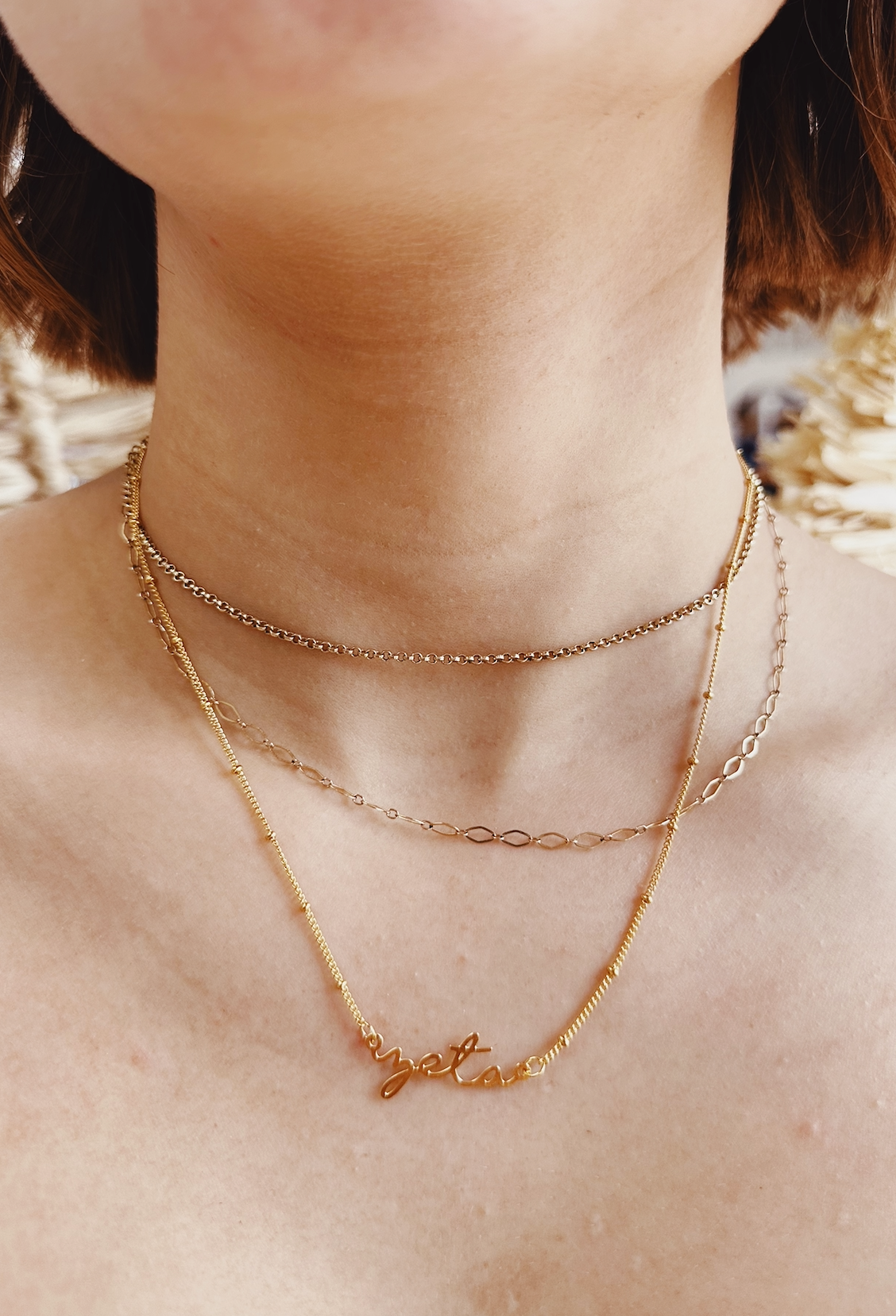 Sorority Script Necklace