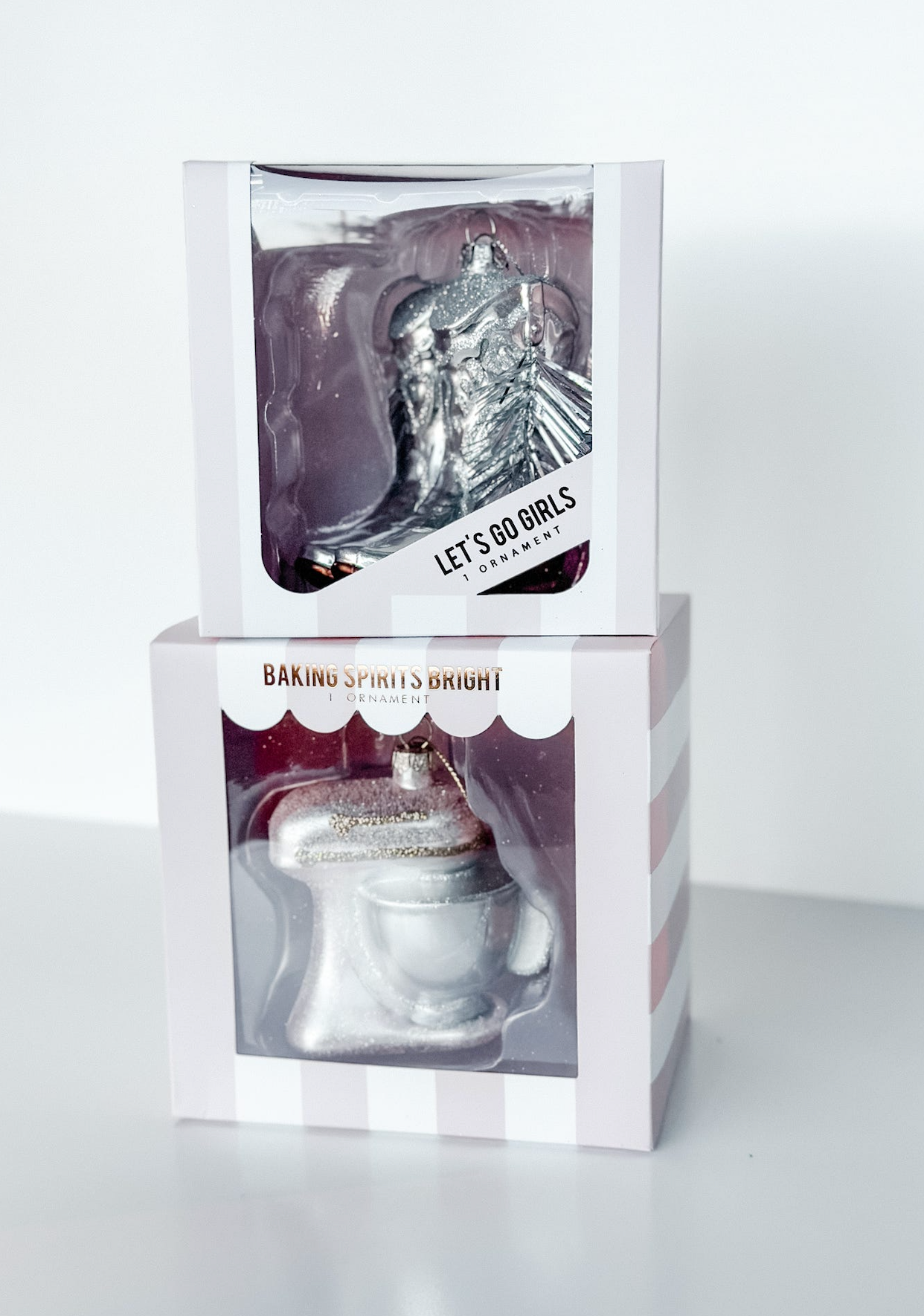 Cowboy Boots Glass Ornament