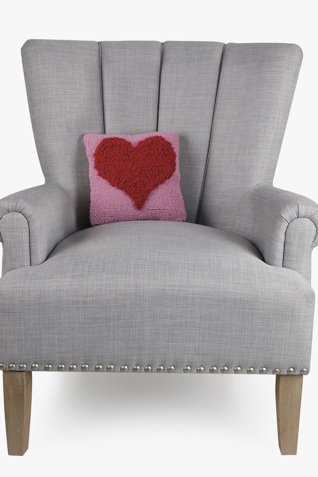 Looped Heart Pillow