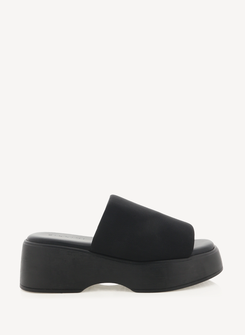 Naila Billini Black Platform Heels