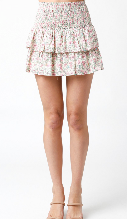 Rosalie Tiered Ruffle Skirt