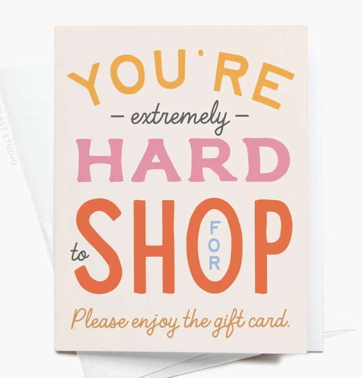 Hard to Shop for Card