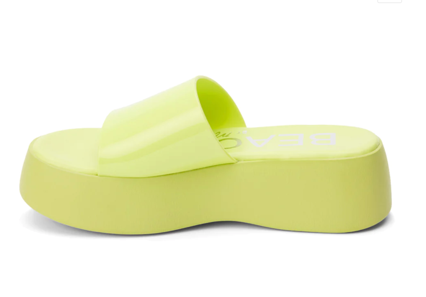 Matisse Solar Lime Platform Sandal