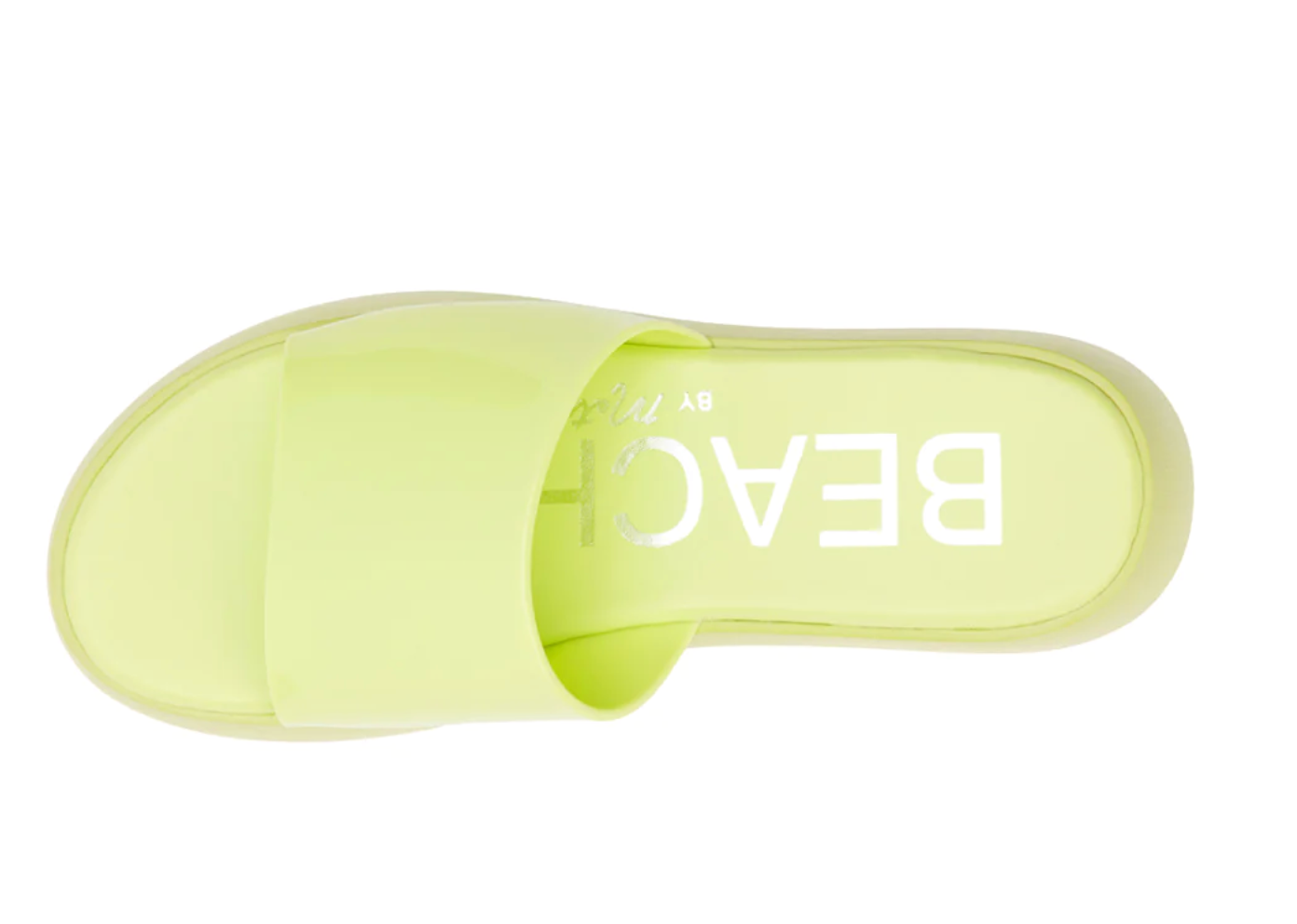 Matisse Solar Lime Platform Sandal