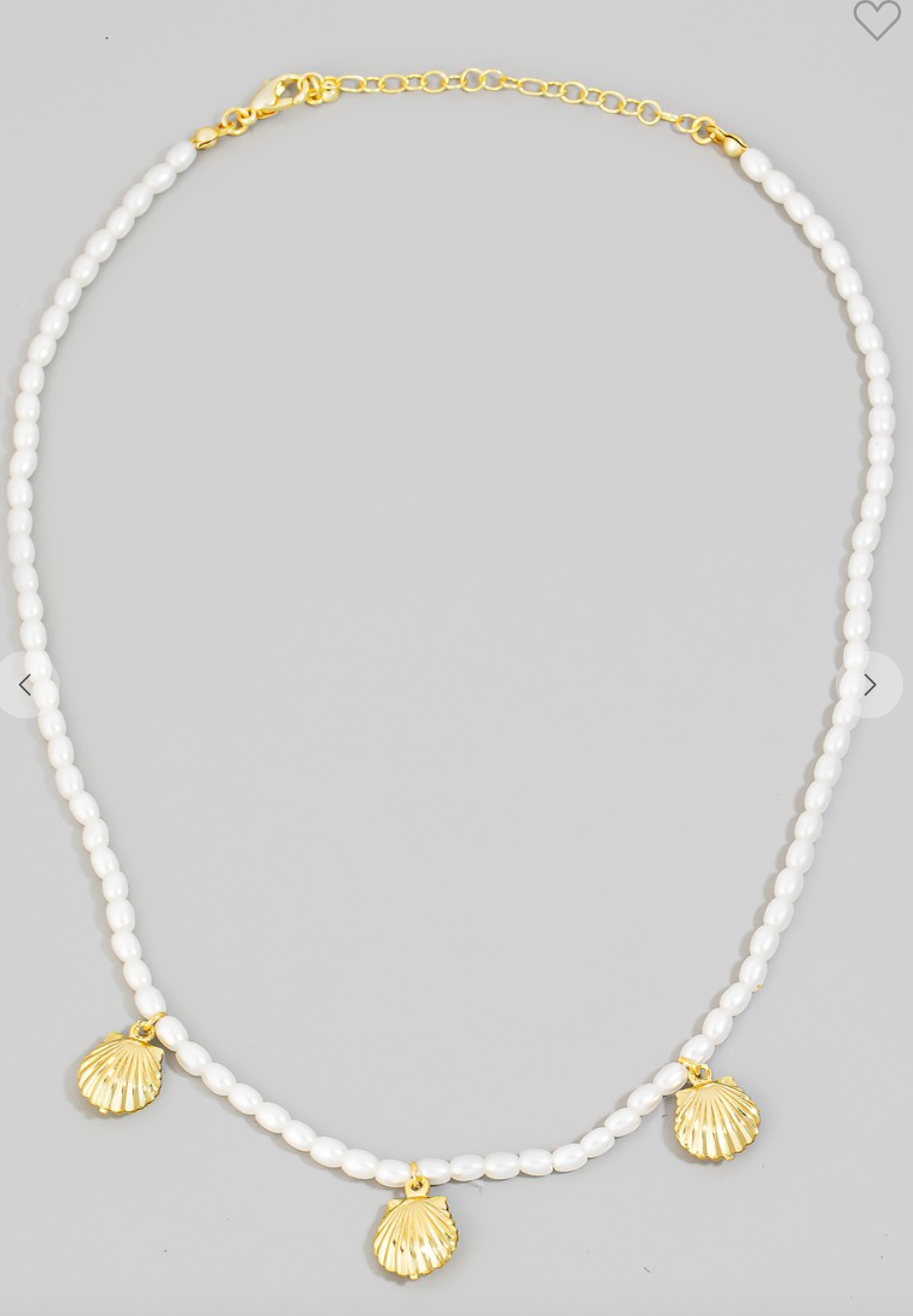 Clam Charm Necklace