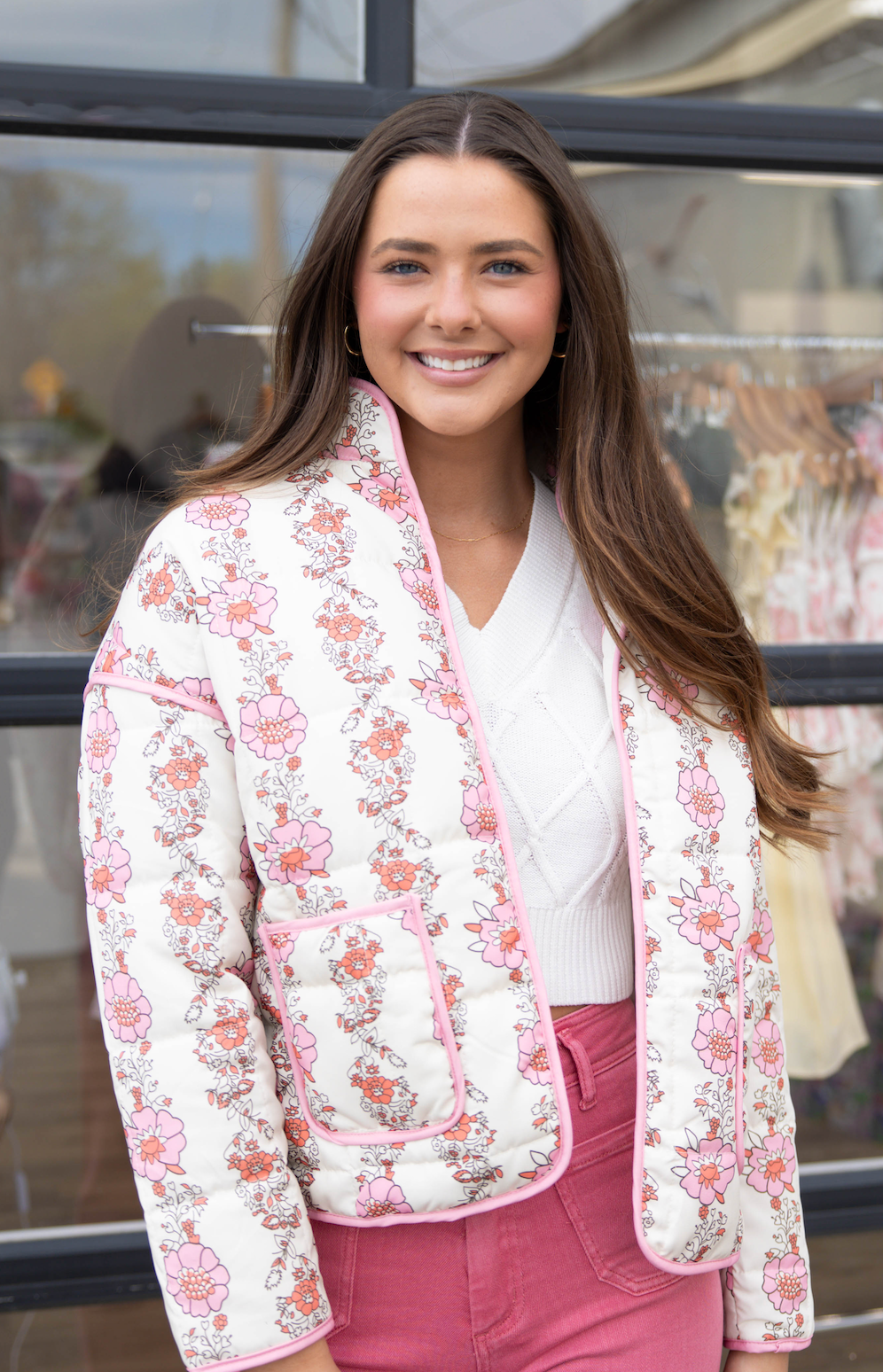 Nia Floral Quilted Jacket