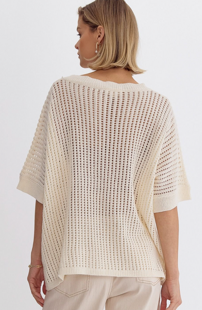 Lightweight Sweater Ivory