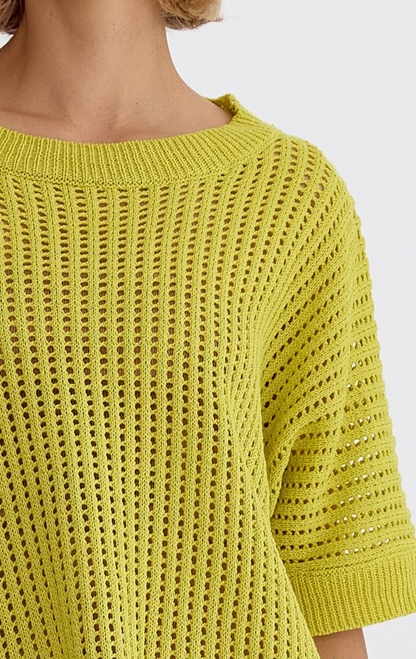 Lightweight Sweater Lime