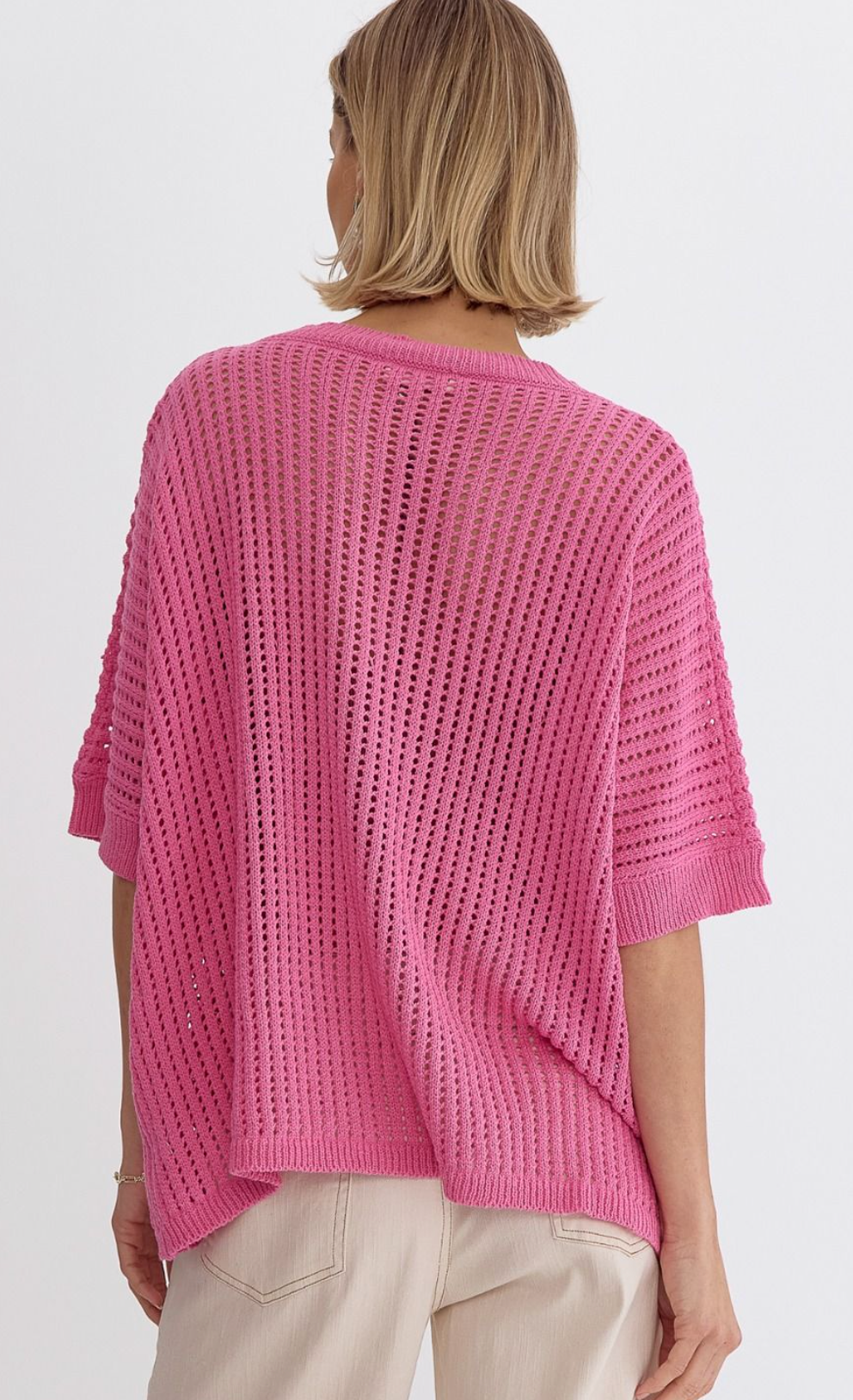 Lightweight Sweater Pink