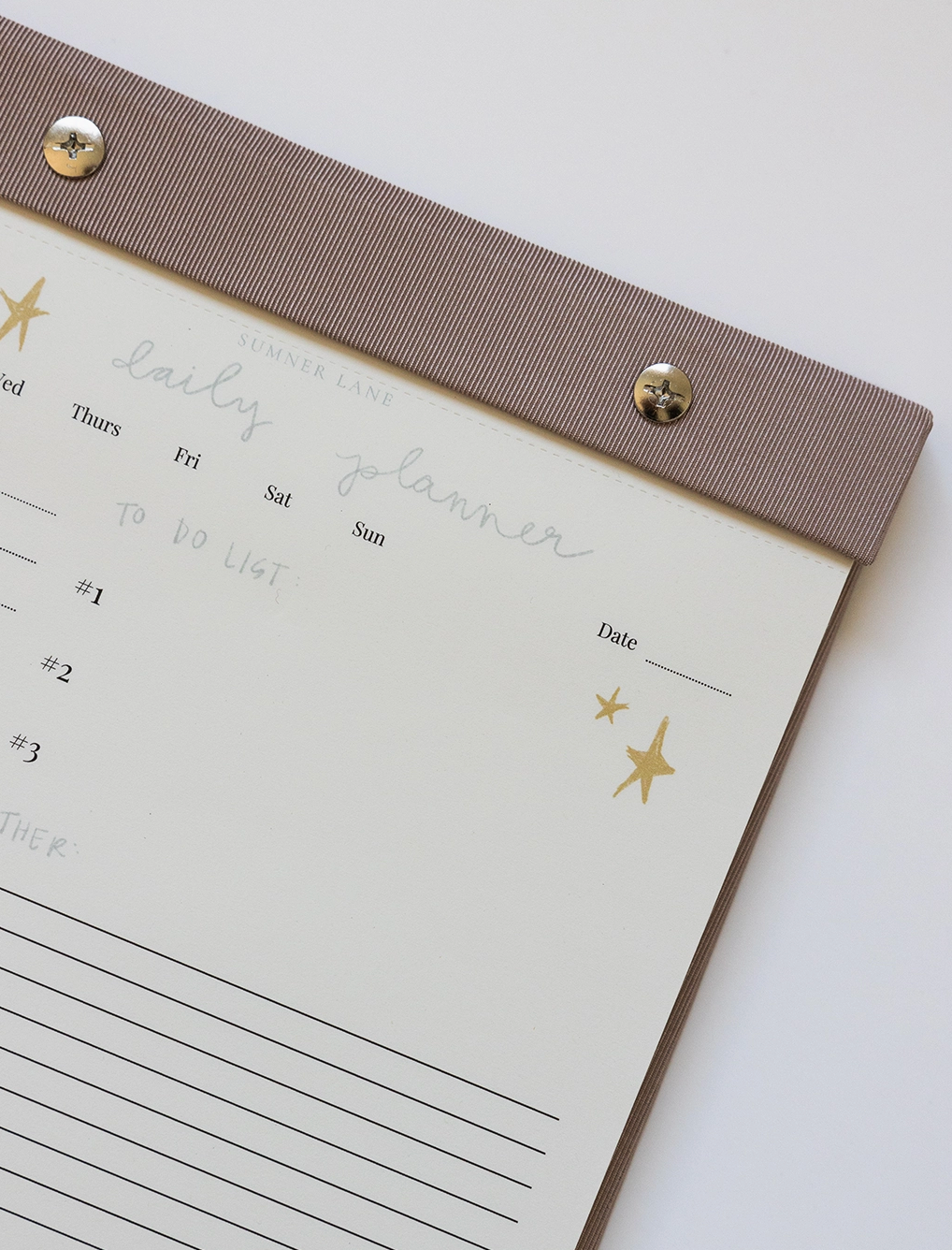 Daily Planner Notepad