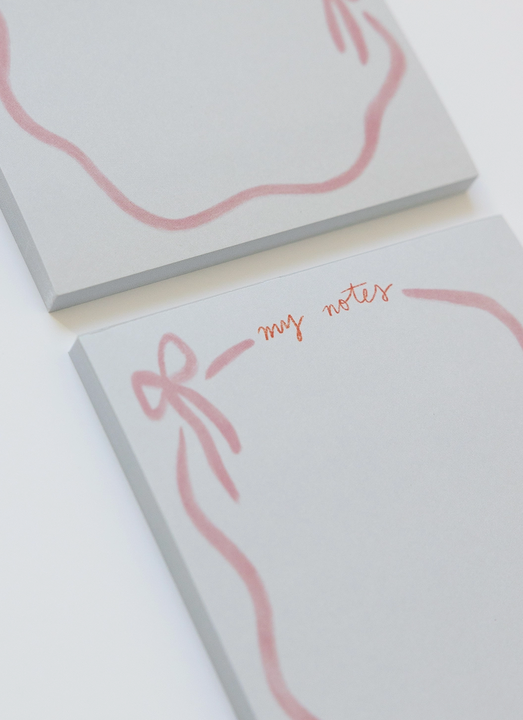 Pink Ribbon Bow Notepad