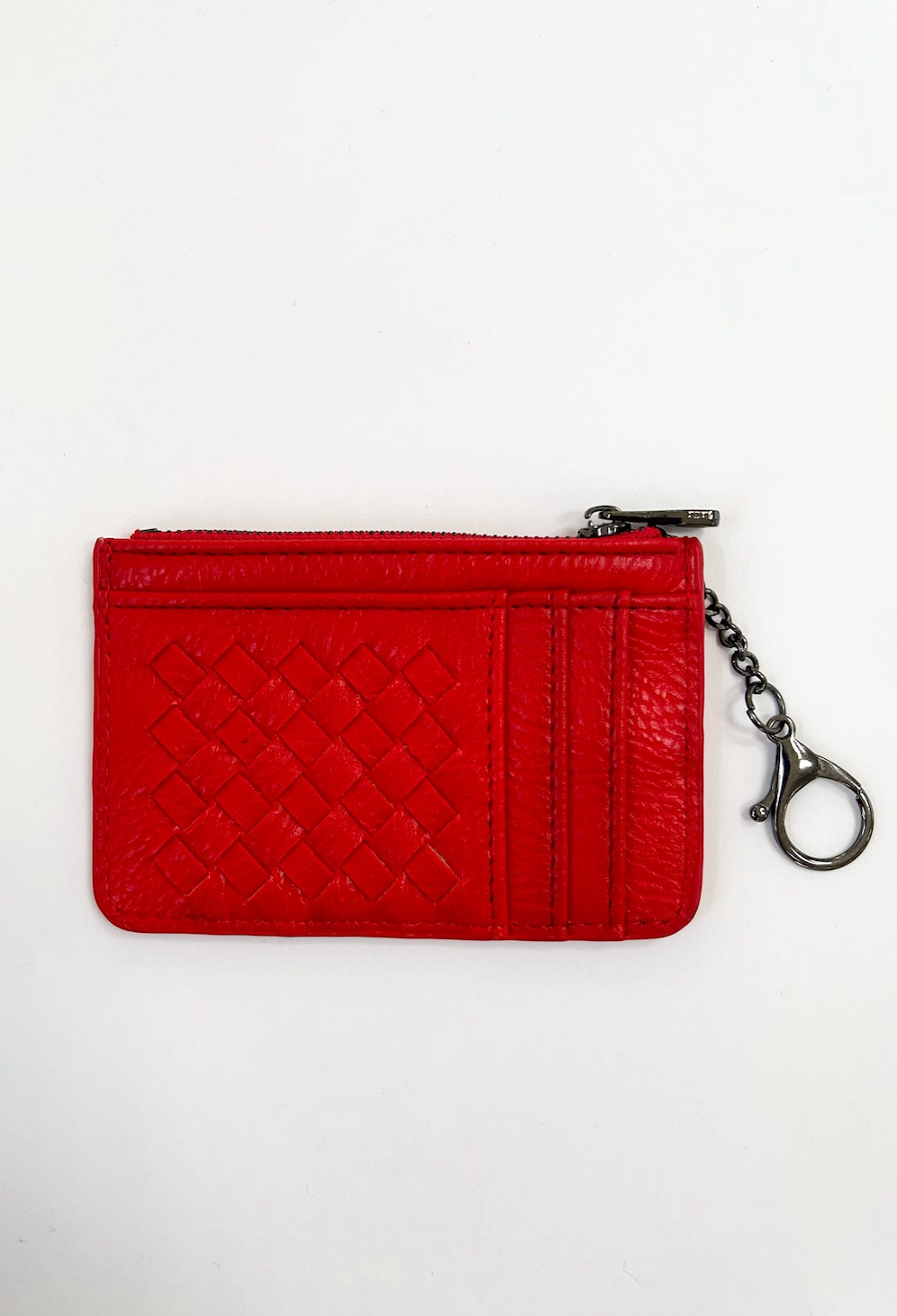 Key Chain Wallet Red