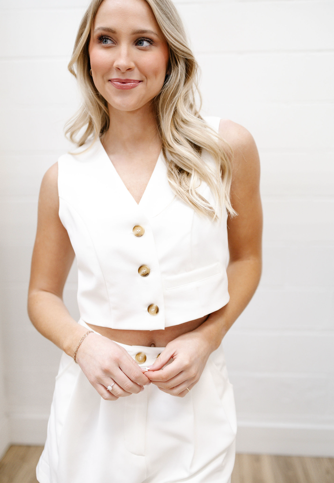 Cropped Vest & Shorts Set of 2