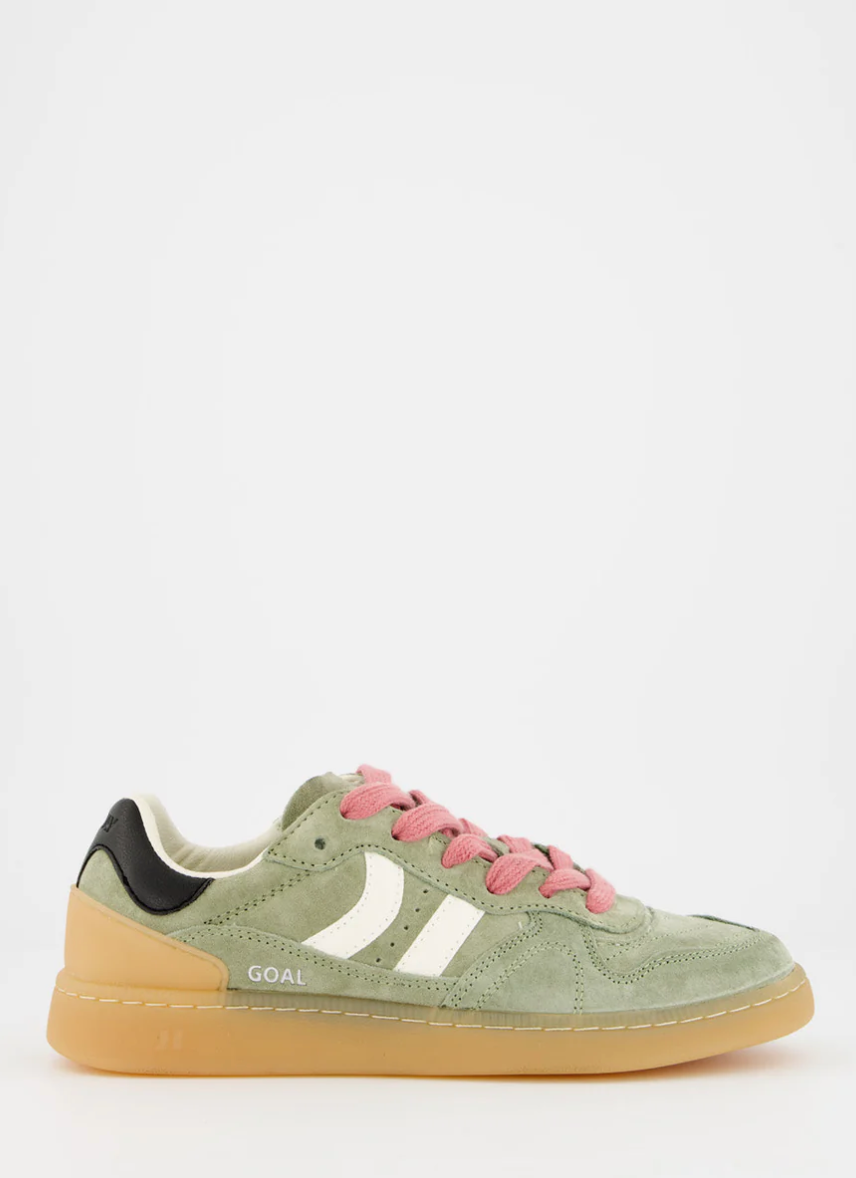 Goal Sneaker - Green Kakhi