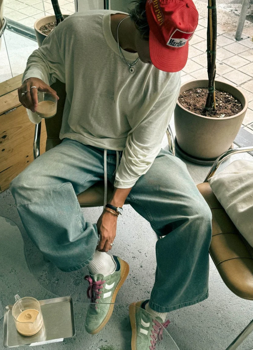 Goal Sneaker - Green Kakhi