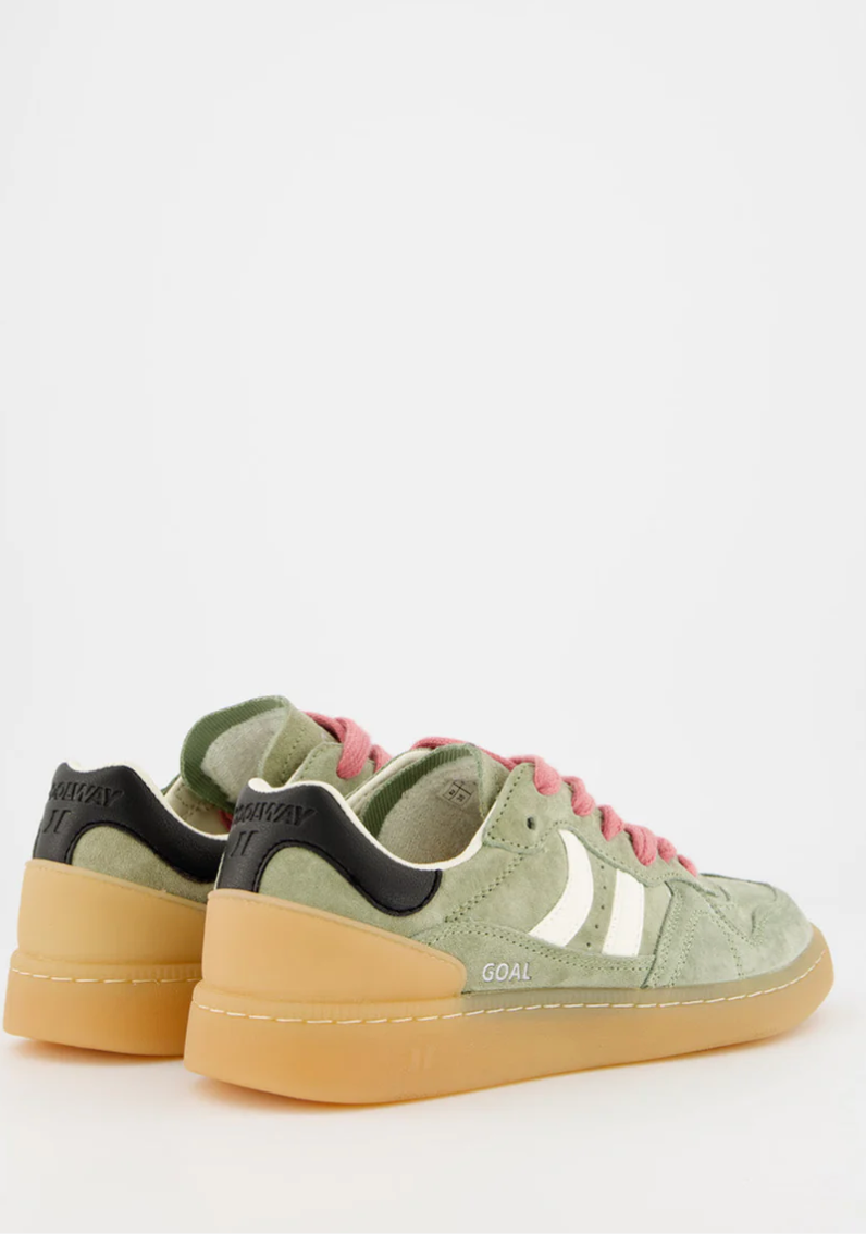 Goal Sneaker - Green Kakhi
