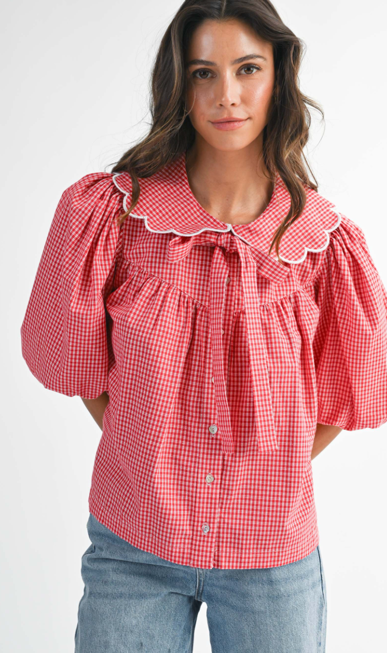 Bailey Scallop Detail Shirt
