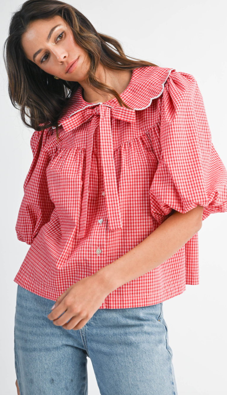 Bailey Scallop Detail Shirt