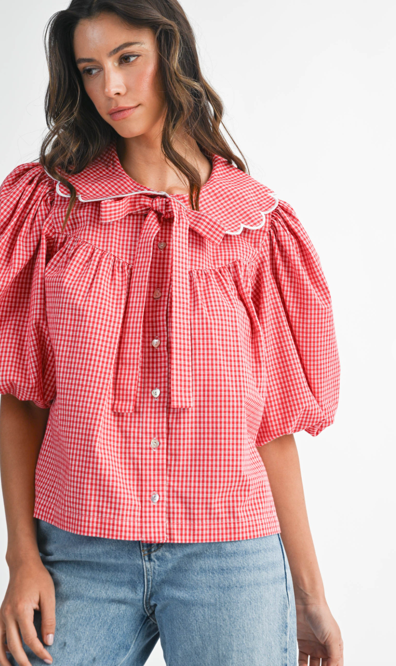 Bailey Scallop Detail Shirt