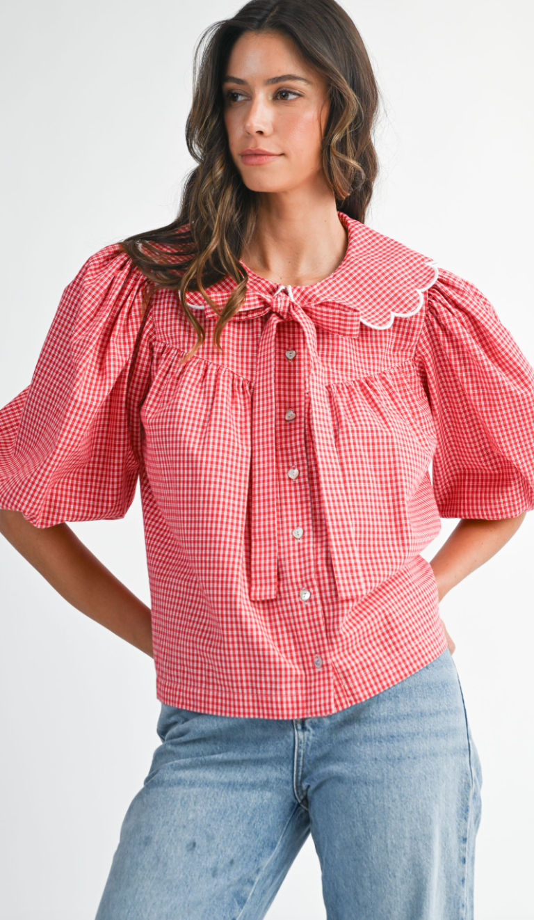 Bailey Scallop Detail Shirt