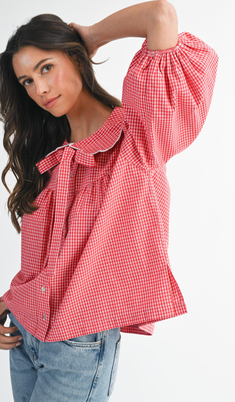 Bailey Scallop Detail Shirt