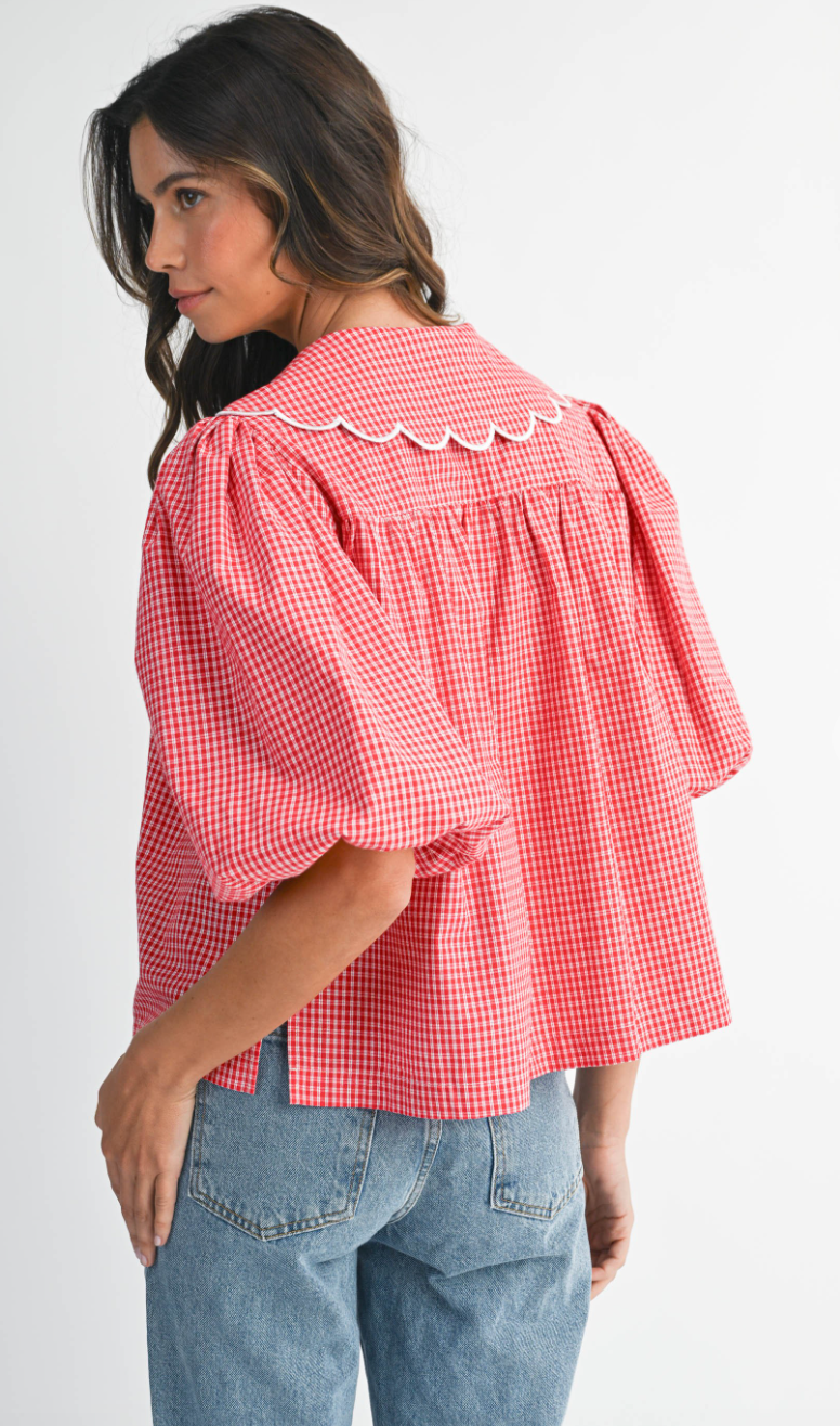 Bailey Scallop Detail Shirt