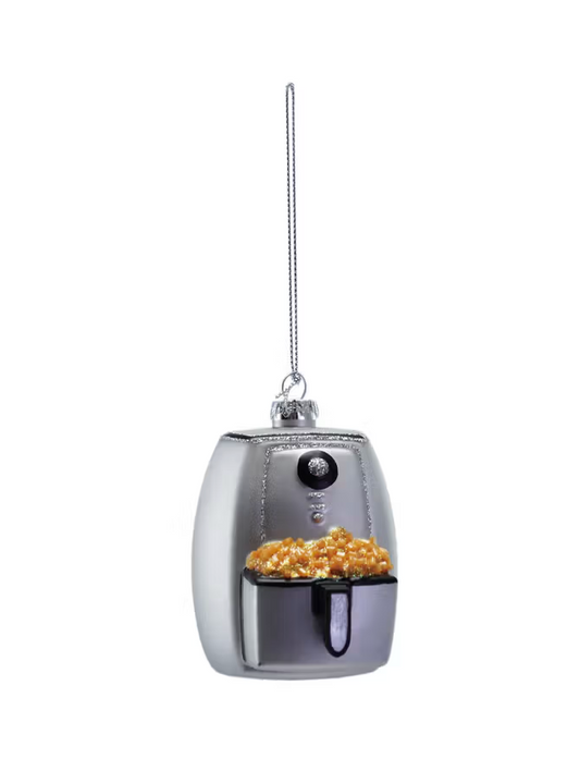 Glass Air Fryer Ornament
