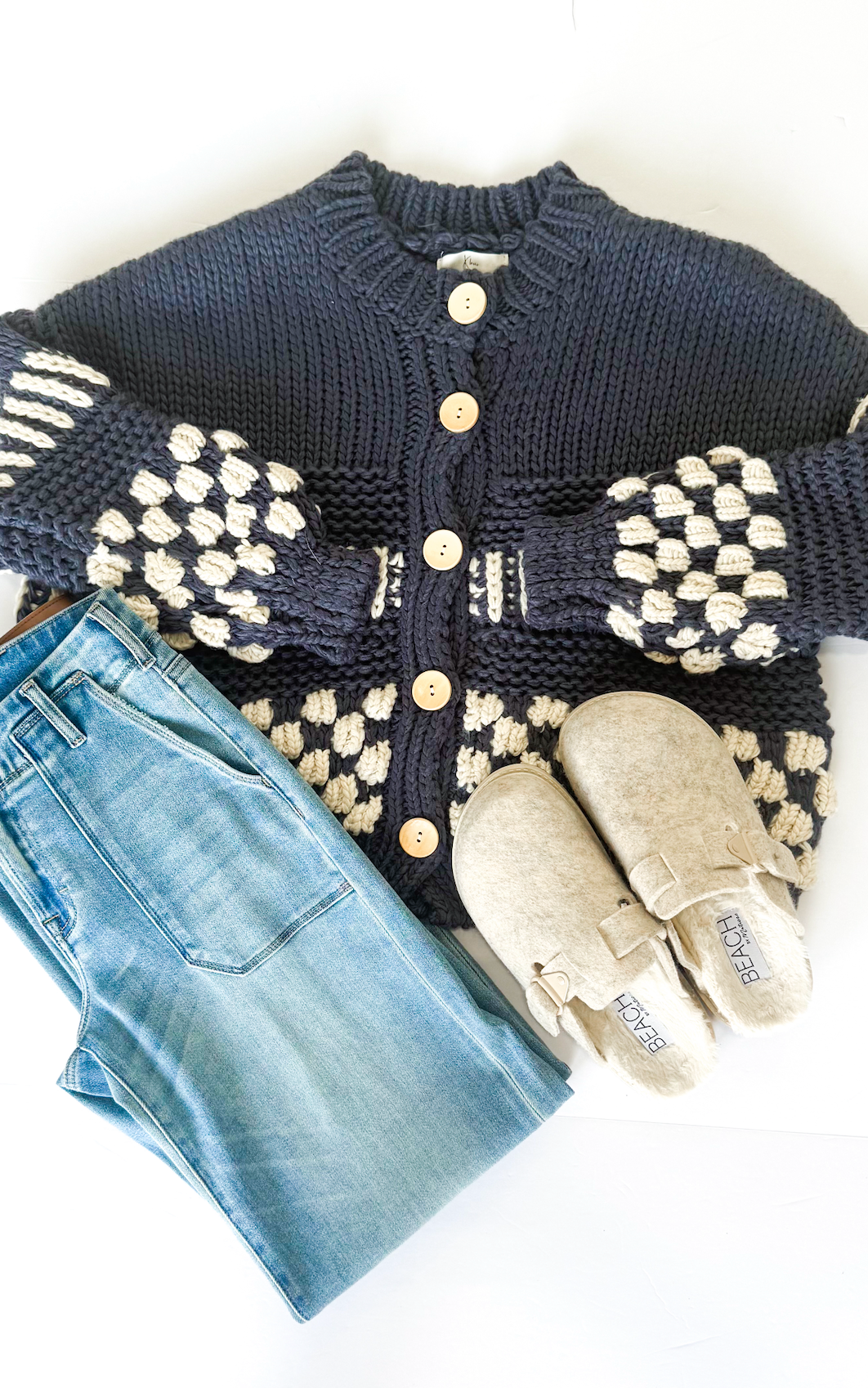 Natalie Navy Cardigan