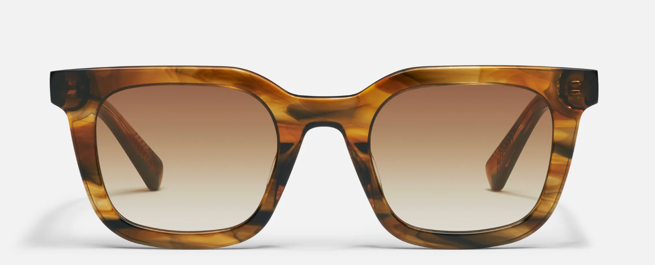 Game Over Quay Sunglasses - Coffee Swirl/Sepia - Clothe Boutique