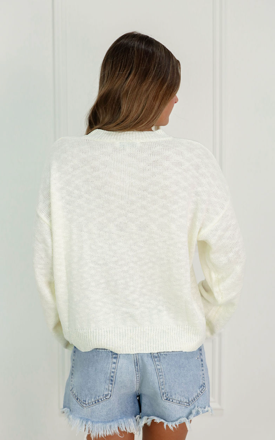 Navy Crab Sweater