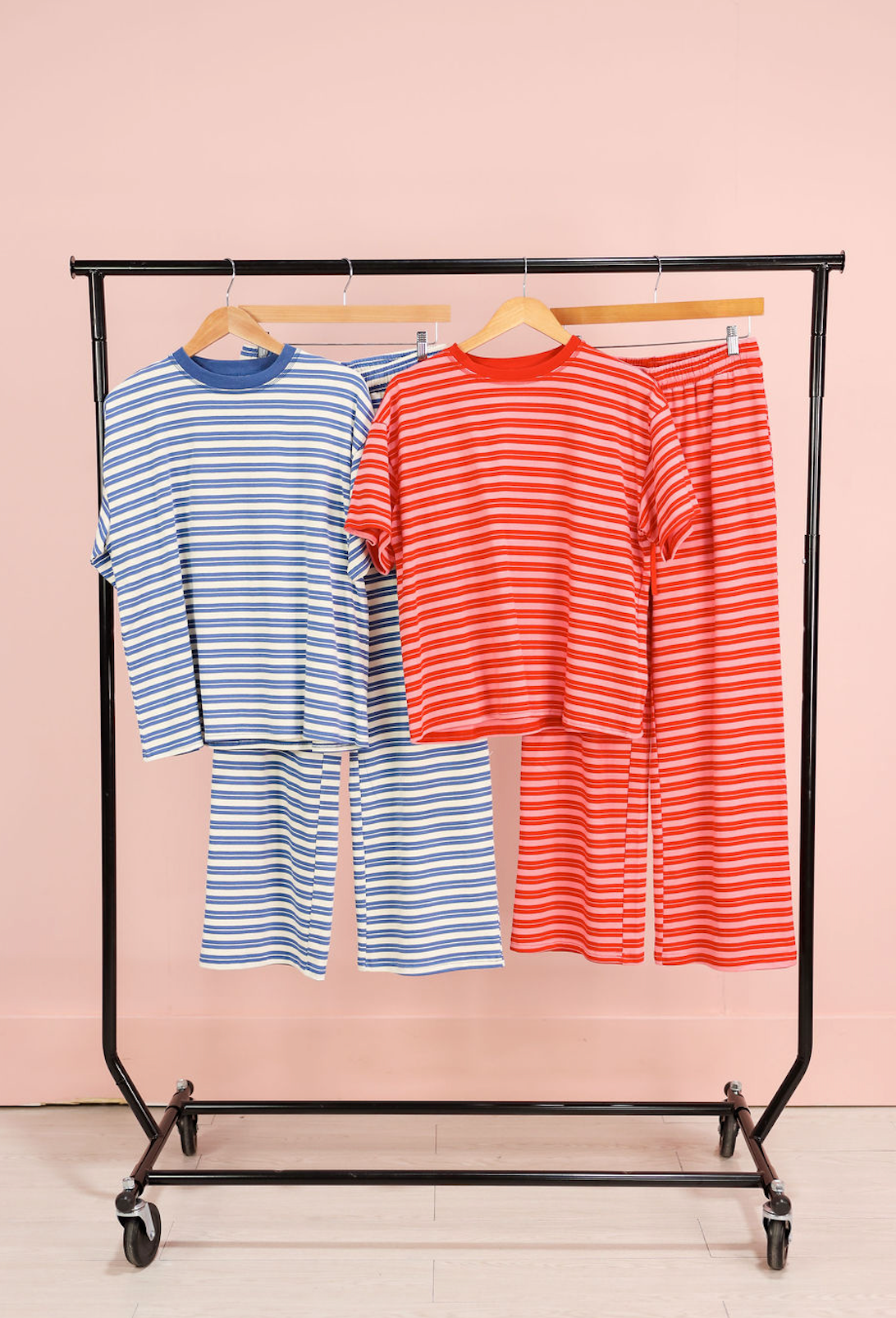 Double Striped Pants Blue/White