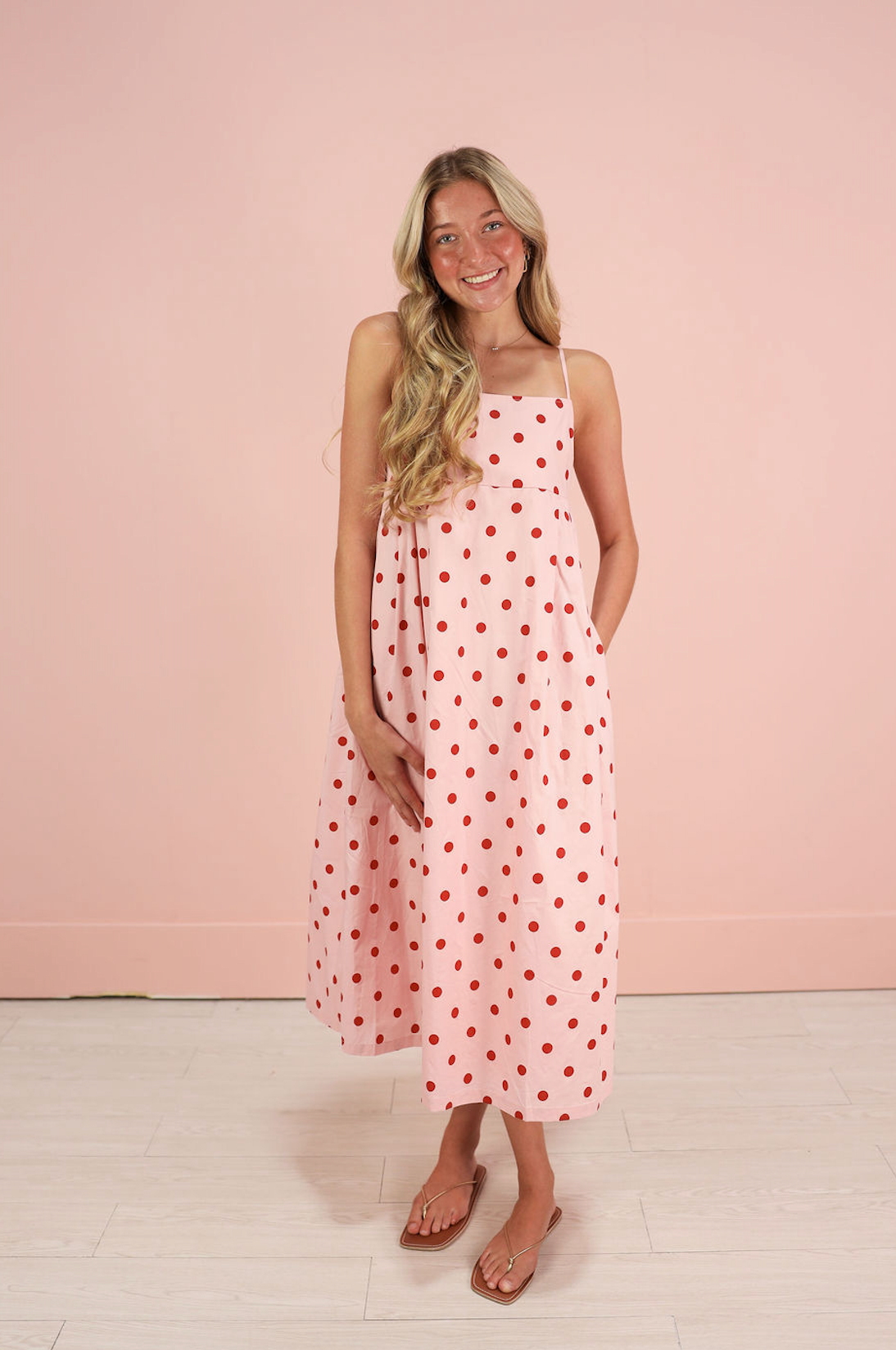red polka dot midi dress Pink/Red Midi Dress Pattern Measurement:6 LACE TOP Ladivine CC2358 Feather Pageant