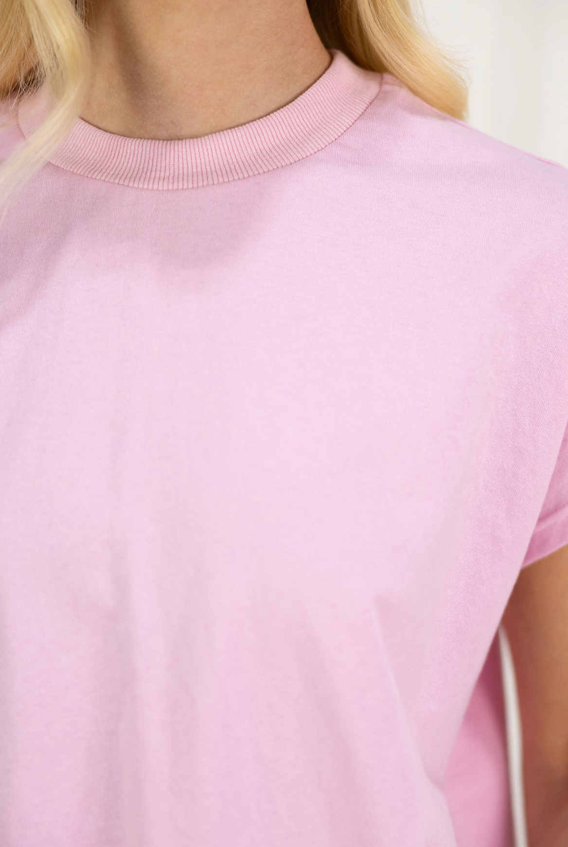 Pink Oversized Muscle Tee