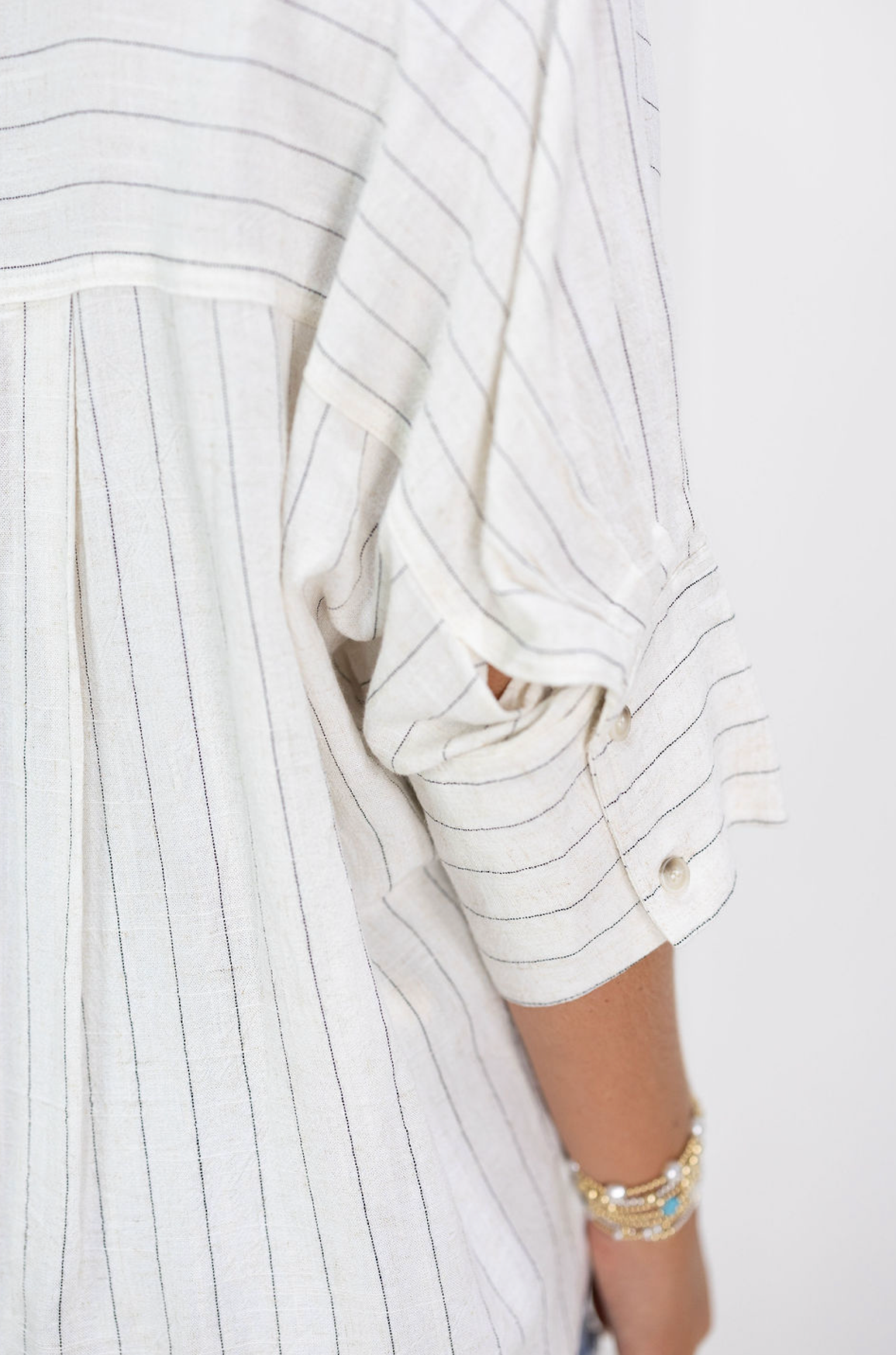 Pinstripe Button Down Shirt