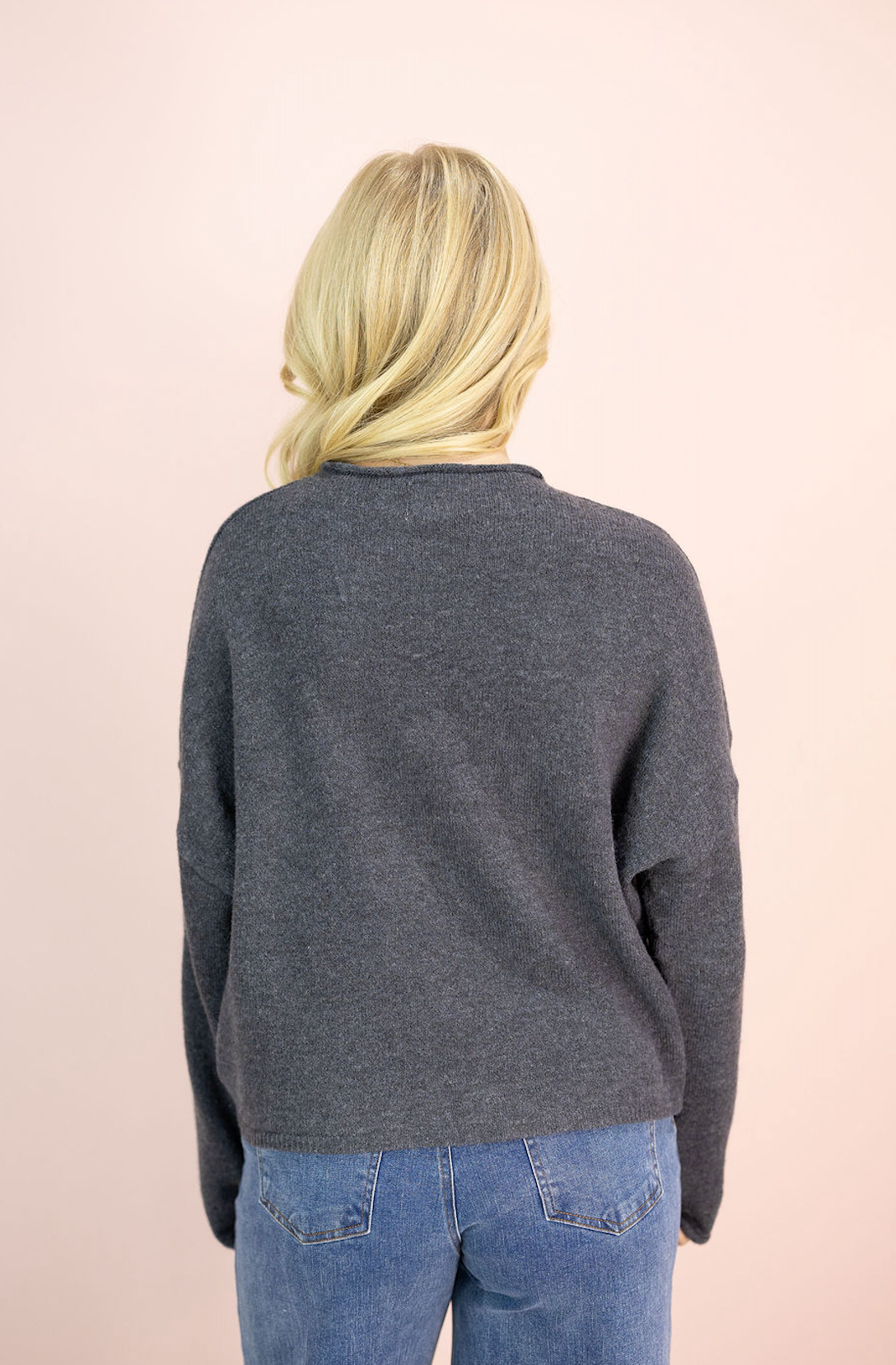 Piper Pullover Sweater Charcoal