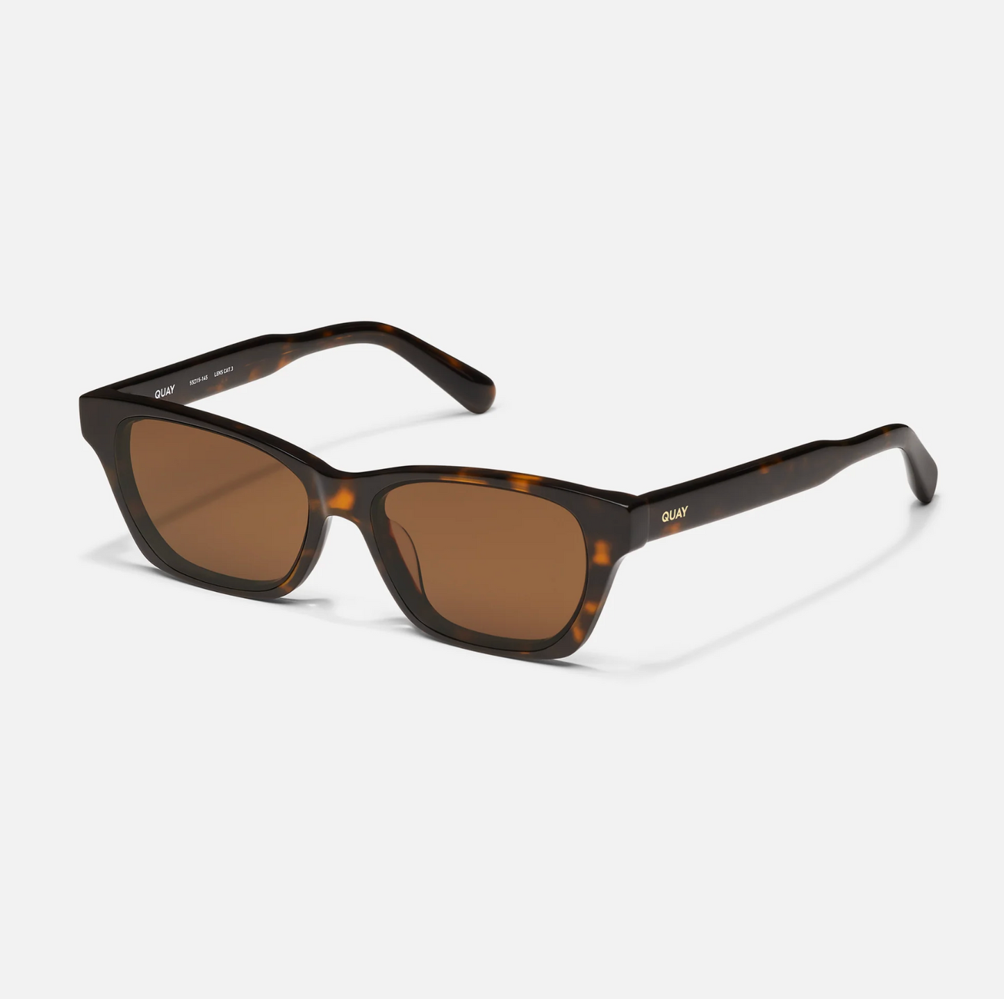 In The City Quay Sunglasses - Dark Tort/Brown
