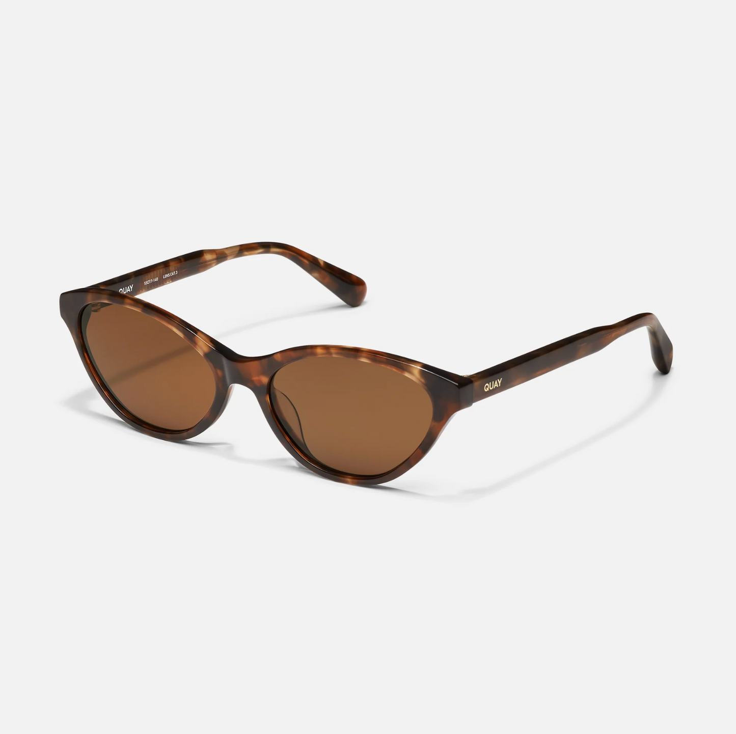 Talk Nice Quay Sunglasses - Amber Tort/Brown
