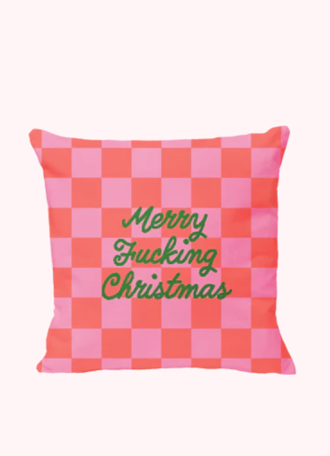 Merry F*cking Christmas Pillow